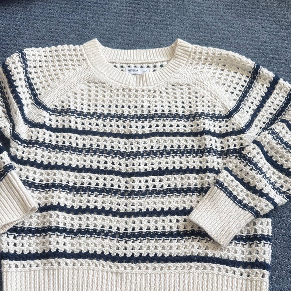 Sonoma Cream Knit Sweater